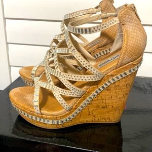 Not Rated Strappy Wedges